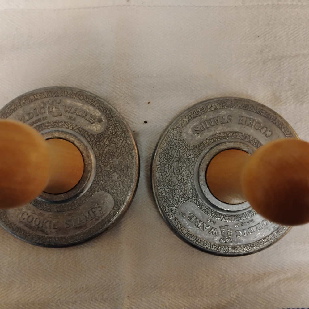 Nordic Ware Cookie Stamps with Wooden Handles